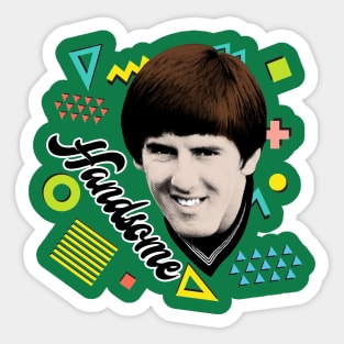 Handsome Peter Beardsley Football 80s Tribute Sticker